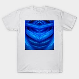 SYMMETRICAL FUTURE in NEON BLUE T-Shirt